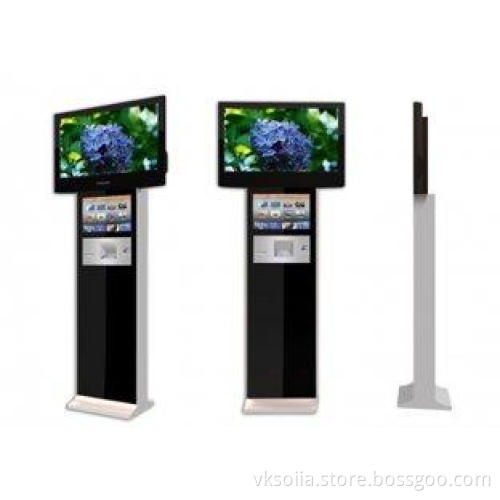Dual Screen Digital Signage payment and advertising Multifu